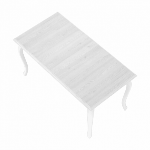 Étkezőasztal DA19, fehér fenyő, 146x76 cm, VILAR