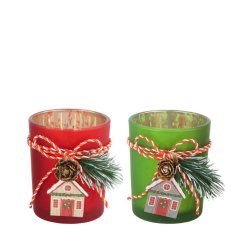 Gyertyatartó tealámpához 5,5x6,5cm, üveg