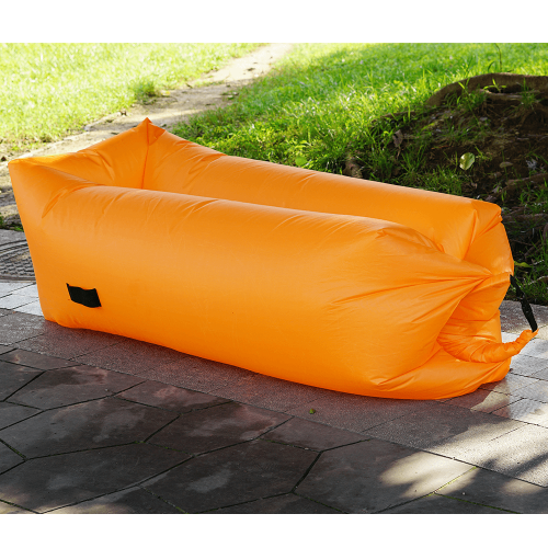 Geantă scaun gonflabilă / geanta leneşă, portocalie, LEBAG