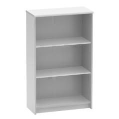 Niedriges Büroregal, weiß, JOHAN 2 NEW 03