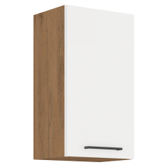 Oberschrank, Lancelot-Eiche/Weiß Extra-Hochglanz HG, VEGA 40 G-72 1F