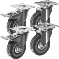 Lenkrollen - 4er Set. Malatec 22537 (akce)