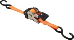 Szorítópánt Strend Pro TJS-19, önbehúzó heveder, racsnis, 25 mm, L-1,8 m, max. 300 kg