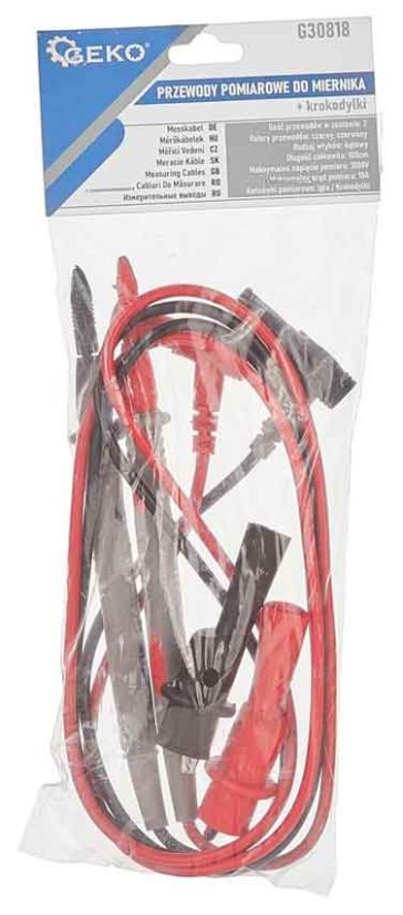 Messkabel für das Messgerät + Krokodilklemmen