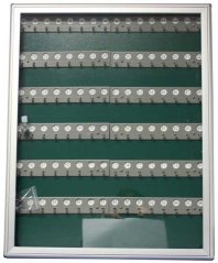 Alumínium kulcsdoboz 96 kulcs számára, 40x690x555mm, XL-TOOLS