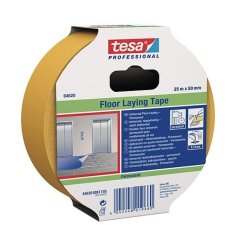tesa® PRO taśma tesafix®, dwustronnie klejąca, uniwersalna, folia, biała, 50 mm, L-10 m