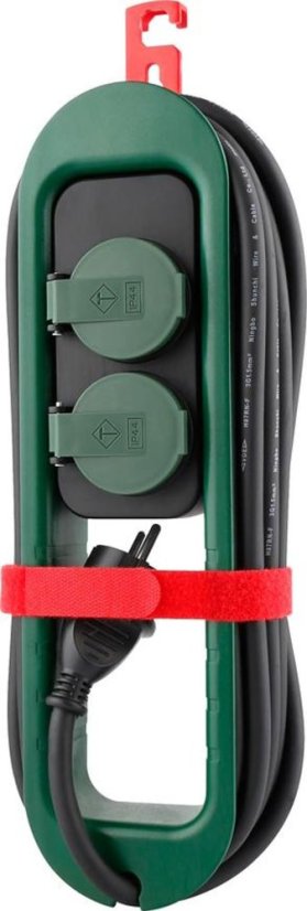Cable Strend Pro FS0701, dł. 4,90 m, przedłużacz, 2x gniazdo, do zawieszenia, IP44