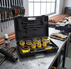 Set de tensiuni Strend Pro PP3304.T062 3/8 ";- 2";, pentru filetare, 7 buc.