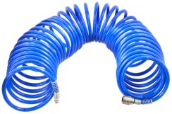 Wąż spiralny z szybkozłączami STOP PU 8/12mm 15 m, GEKO