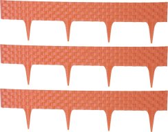 Palisáda RattanPalisade 2,40m, terakota, bal. 3 ks, 820x95/200 mm, UV