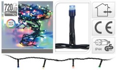 Weihnachtslicht 720 farbige LEDs, 54 m, Outdoor/Indoor
