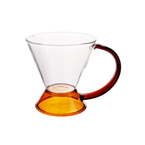 TEMPO-KONDELA KONVO, čajnik s cedilom in skodelico, 500 + 180 ml, steklo
