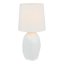 Keramička stolna lampa, bijela, QENNY TYPE 1 AT15556