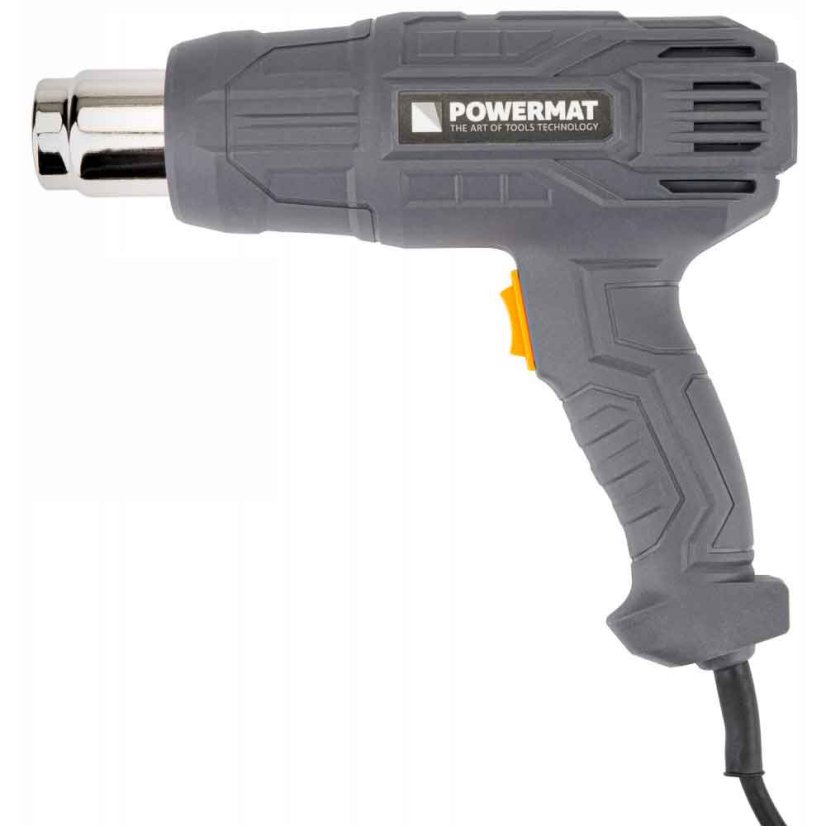 Heißluftpistole 1.000/2.000 W, 4 Düsen, 2 Temperaturstufen, 300/600 C°, POWERMAT