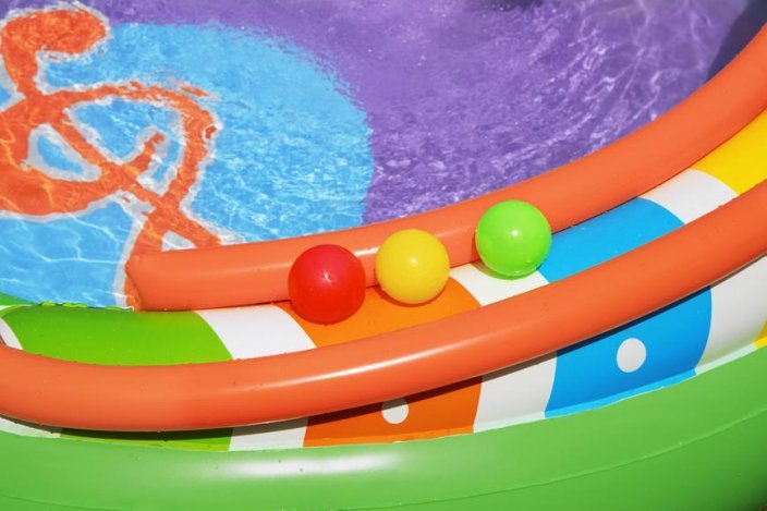 Bestway® 53117 Sing &#39;n Splash bazen, dječji, na napuhavanje, 2,95x1,90x1,37 m