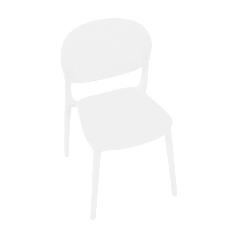 Stolička, biela, FEDRA NEW
