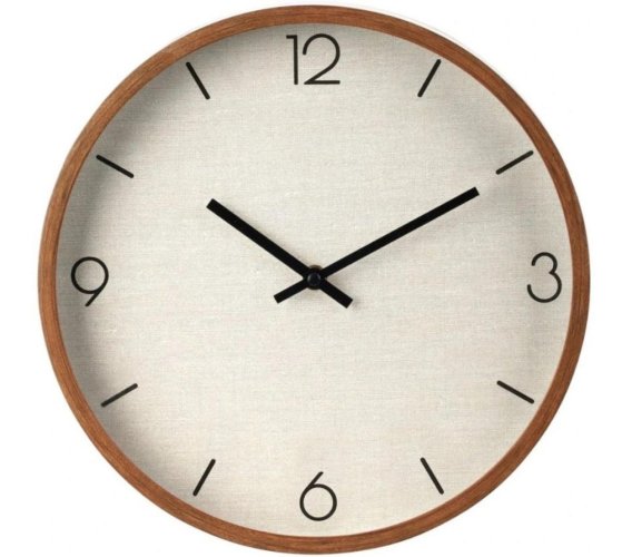 Hodiny nástenné 30 cm dizajn drevo