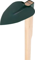 Motyka FED 204/1200, srdcová, malá, s násadou