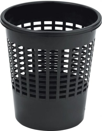 Basket Curver® BASIC 10 lit., fekete, hulladékhoz