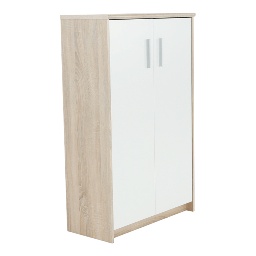 Büroschrank, Sonoma-Eiche/Weiß, JOHAN 2 NEW 13 JH033