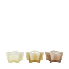 Suport lumânare pentru lumina ceaiului 8,5x8,5x4cm, sticlă