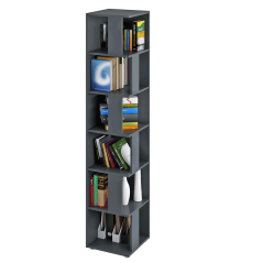 Półka narożna, grafit, KORIND