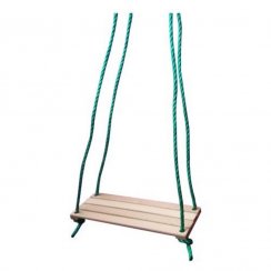Leagăn simplu pentru copii, lemn natural, 40x15cm, lungime 135cm KLC