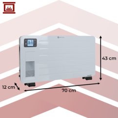 Radiator electric - alb Ziflo Kaminer 26402 (acțiune)