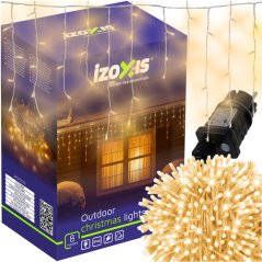 Vonkajšie osvetlenie 500LED 22,5m teplá biela Izoxis 23223