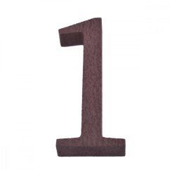 Hausnummer STYRO 14 cm Nr. 1
