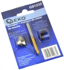 Probijač + matrica za električne škare za lim, GEKO