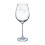 TEMPO-KONDELA SNOWFLAKE VINO, kieliszki do wina, zestaw 4 szt., z kryształkami, 450 ml