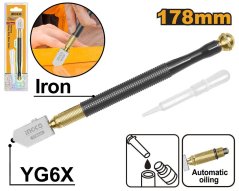 Cutter de sticlă ulei profesional 178mm INGCO