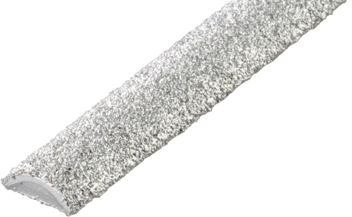 Pílnik Strend Pro, karbidový, na dlažbu, 200 mm, polkruhový