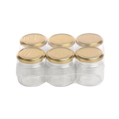 TO 66 pohár fedővel 6 x 200ml fedő arany