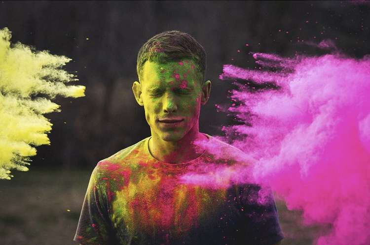 Proszek Holi Color - zestaw 6x100g (akce)