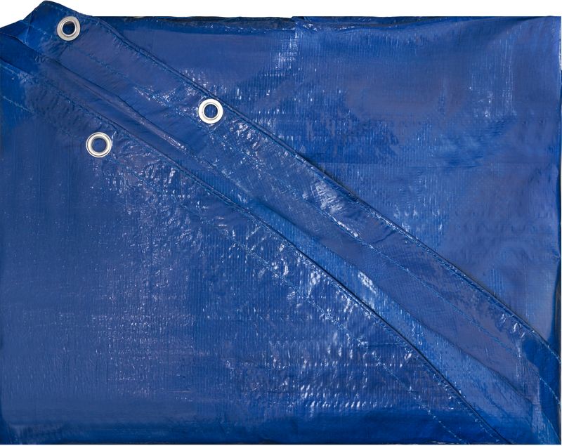 Plane Poolco 4,5 m, 120 g/m, Abdeckplane, blau, rund, mit Netz