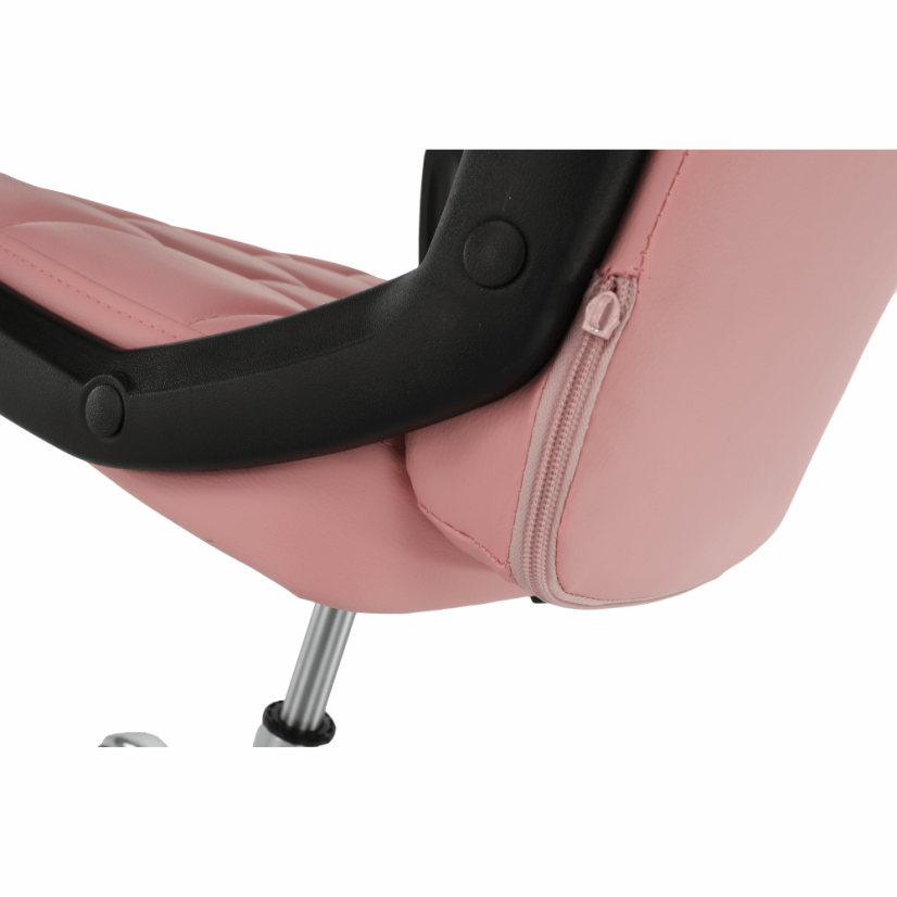 Bürostuhl, rosa Öko-Leder, RULIS (akce)