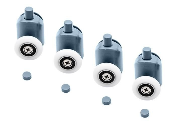 Kółka do kabiny prysznicowej, zestaw 8 sztuk. KK9646