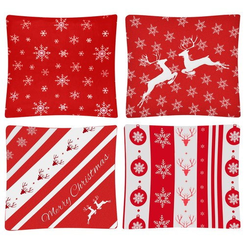 Dekorativer Kissenbezug 45x45xcm Ruhhy x4 24827