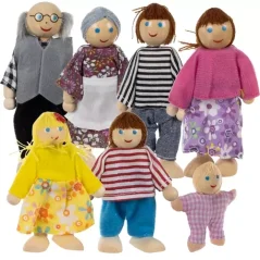 Miniatúrne bábiky - 7 ks Kruzzel 19764 (akce)