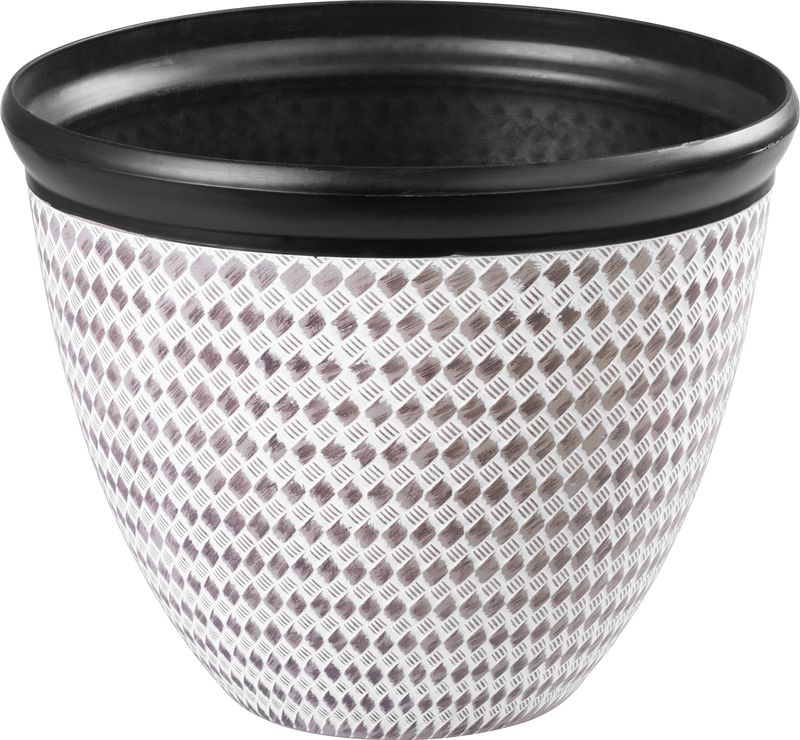 Strend Pro Marmor-Blumentopf, 37 x 30 cm, braun (akce)