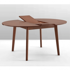Blagovaonski stol, sklopivi, merlot bukva, promjer 120 cm, ALTON