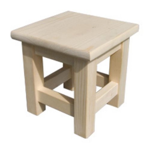 Fa asztal, négyzet alakú, KIS