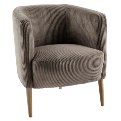 Fotel, szarobeżowy ciemnoszary/buk, ALIEN