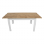 Zložljiva miza, bela/wotan hrast 135-184x86 cm, VILGO