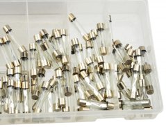 Satz Glassicherungen, 5,10,15,20,25,30 A, 120-teilig, GEKO