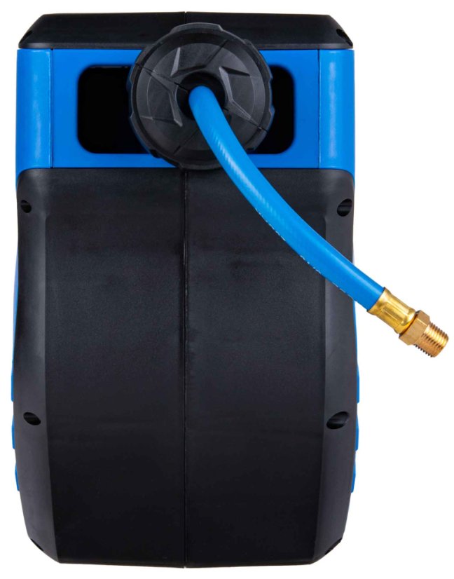 Selbstaufrollende Hängetrommel mit Luftschlauch, Länge 20 m, GEKO