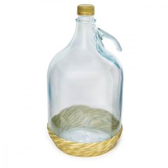 Demižon 5l u pletenom mat staklu KLC /30225009