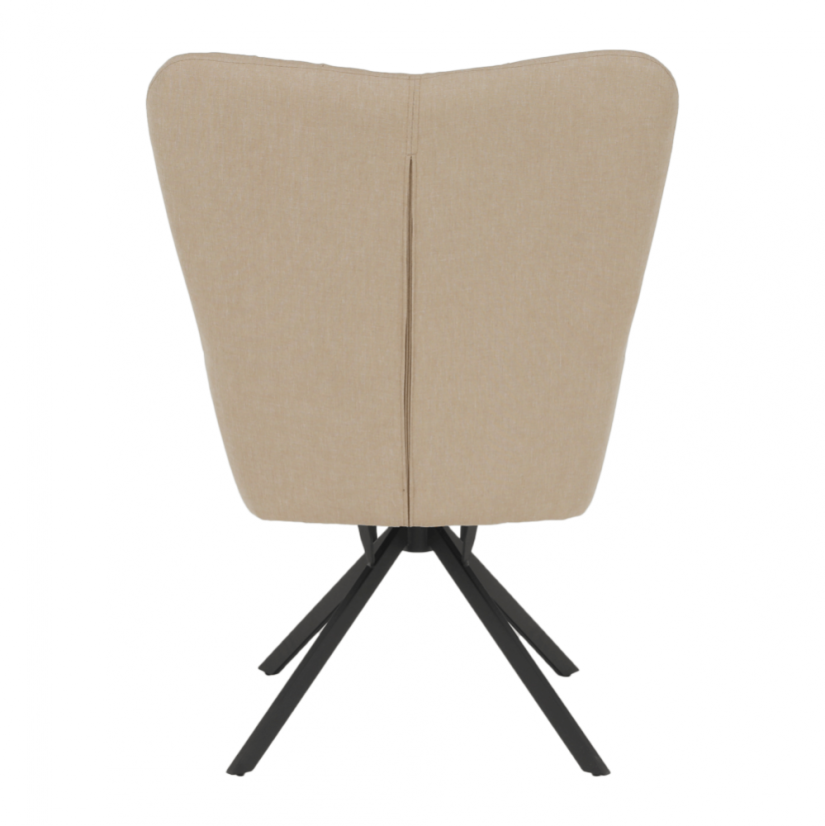 Designer-Drehstuhl, beige/schwarz, KOMODO